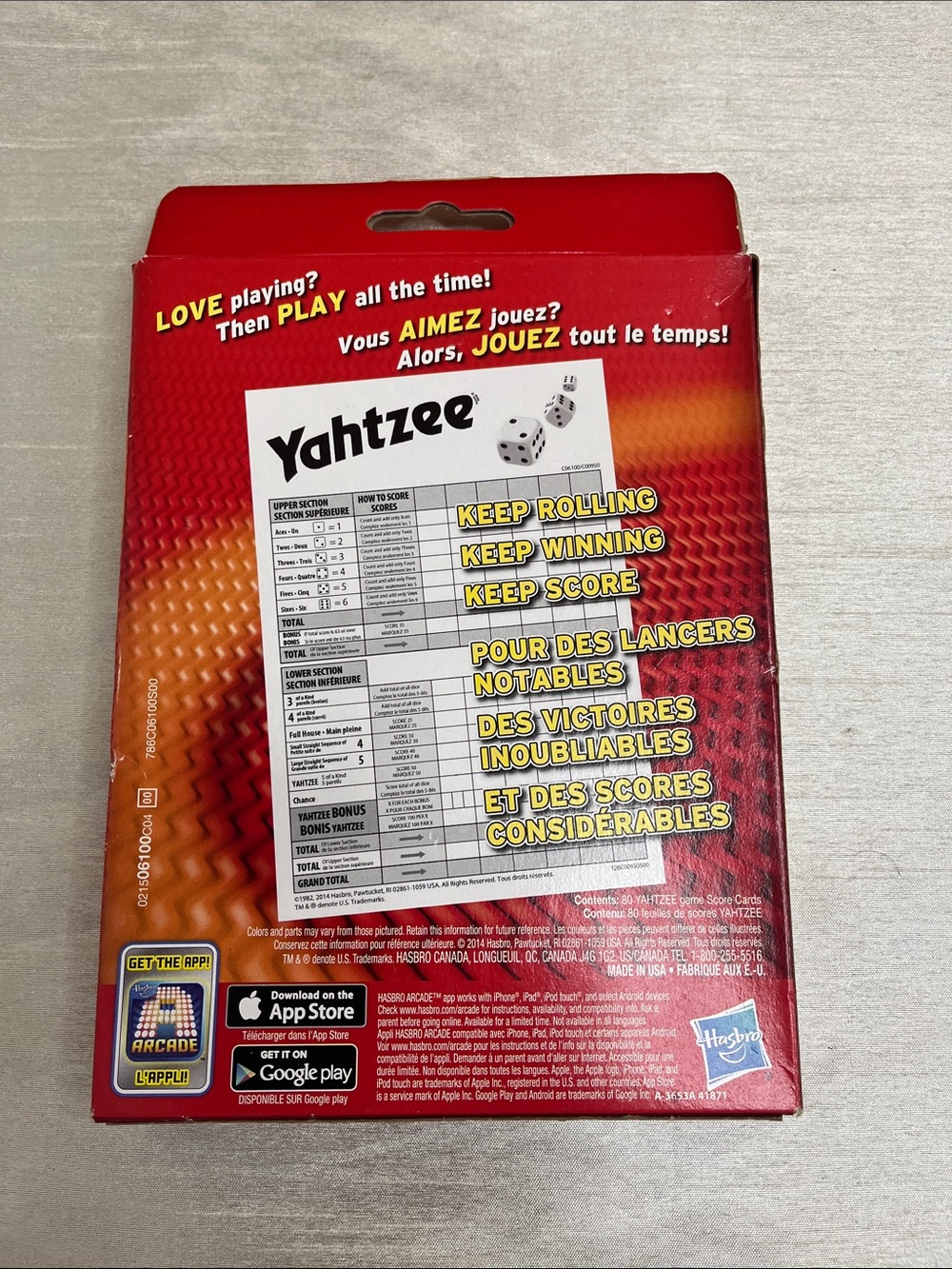 ✨$5 Add-On Item!
Hasbro Yahtzee Replacement Score Pad - Picture 2 of 3